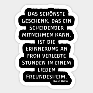 anthroposophy philosophy Sticker